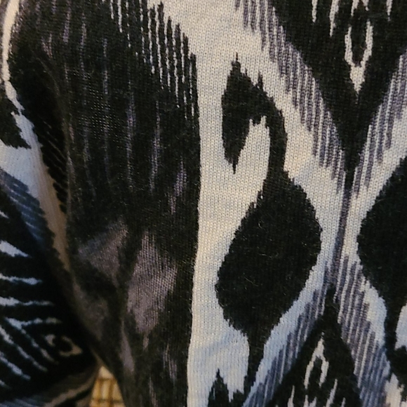 TORY BURCH SWEATER MEDIUM MULTI 100 WOOL LAME - Picture 15 of 16